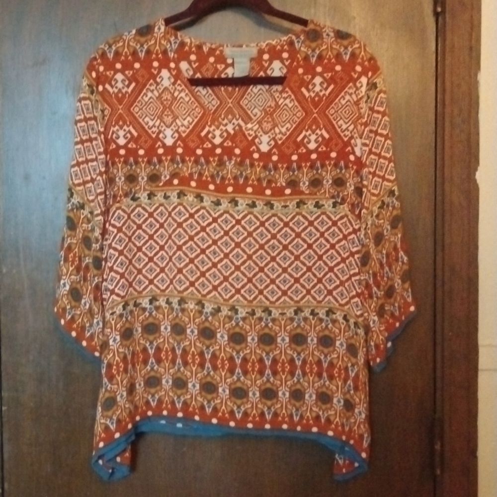 World Market Boho Style Blouse-Sm/Md